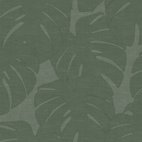 Origin Wallcoverings behang bladeren met geweven structuur groen - 0,53 x 10,05 m - 347762 - vtwonen shop