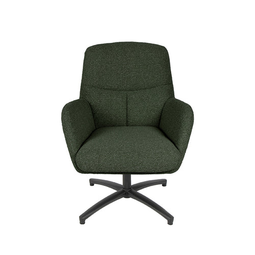 LABEL51 Fauteuil Chill Zone - Groen Bouclé - Draaibaar - vtwonen shop
