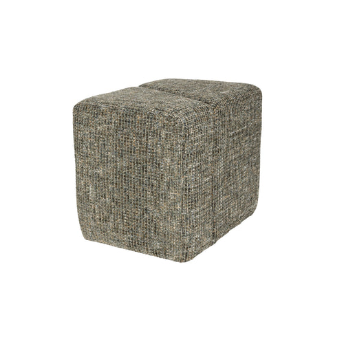 Housecraft Living Dance Poef Vierkant Groen