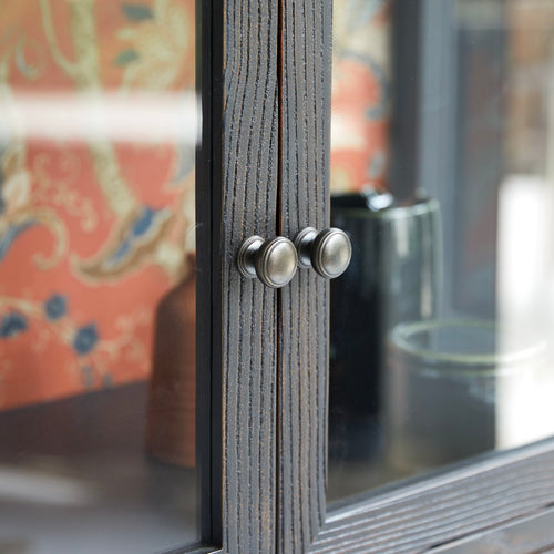 Tikamoon Iepen vitrinekast - Zwart - vtwonen shop