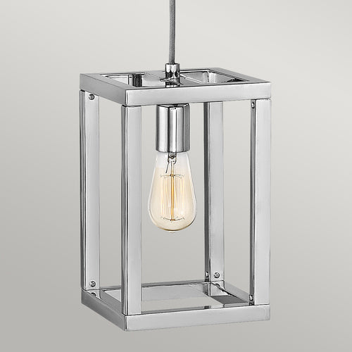 Ensemble Hinkley Fredrick Ramond 1 hanglamp gepolijst nikkel