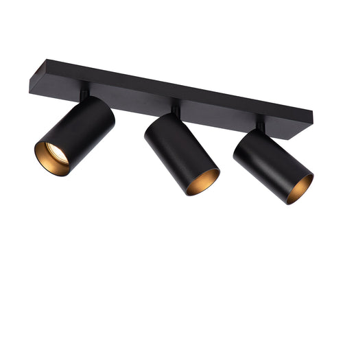 Atmooz plafondlamp Era 3 - zwart - 42 x 13 x H 12 cm - GU10