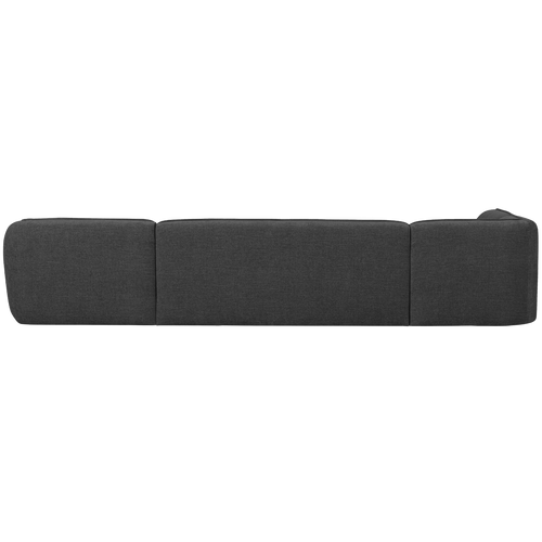 WOOOD bank links Polly - Polyester - Grijs - 71x353x150/245 - vtwonen shop