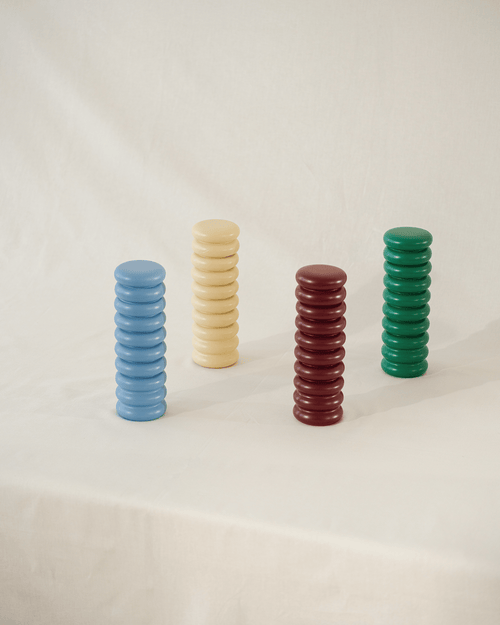noo.ma Suli Grinder set van 2 kruidenmolens - gelakt beukenhout, keramisch maalmechanisme