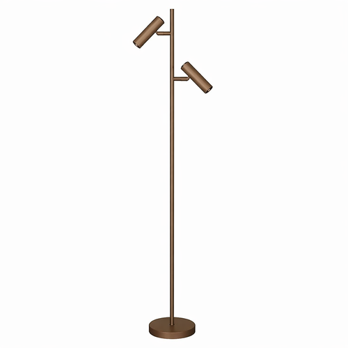 Freelight vloerlamp Undici - 2 lichts - 22  x 150   cm - brons