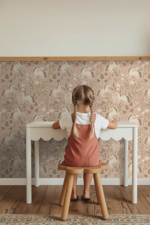 ESTAhome behang unicorns zand beige - 53 cm x 10.05 m - 139875