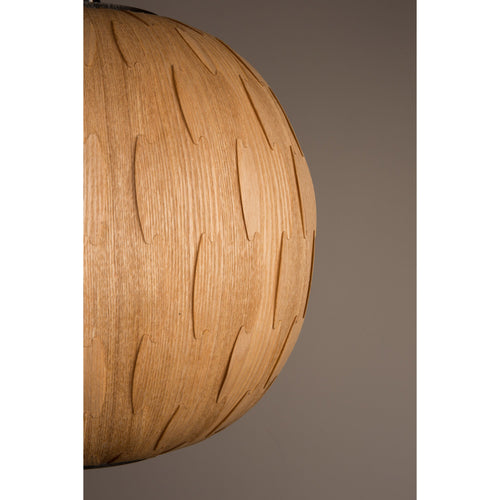 Dutchbone Bond Hanglamp Rond 40 cm Hout Naturel - vtwonen shop