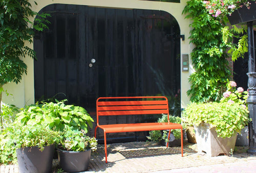 MaximaVida metalen tuinbank Max 120 cm oranje - vtwonen shop