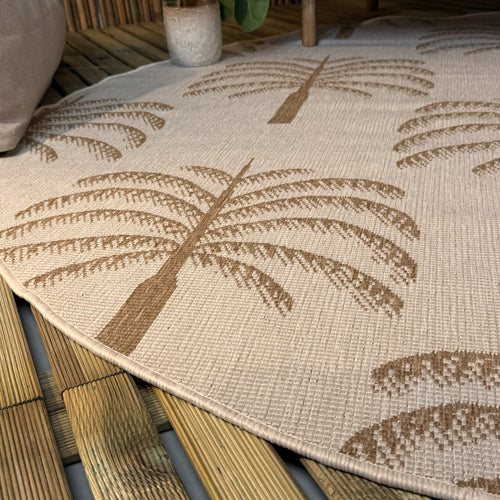 Rond buitenkleed Oase jute - Interieur05 - 240 x 240 cm