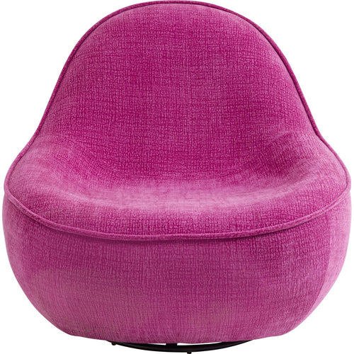 Kare Design Draaifauteuil Ovo fuchsia