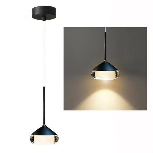 Artdelight hanglamp Phoenix - 1 lichts - 11.6  x 200   cm - zwart
