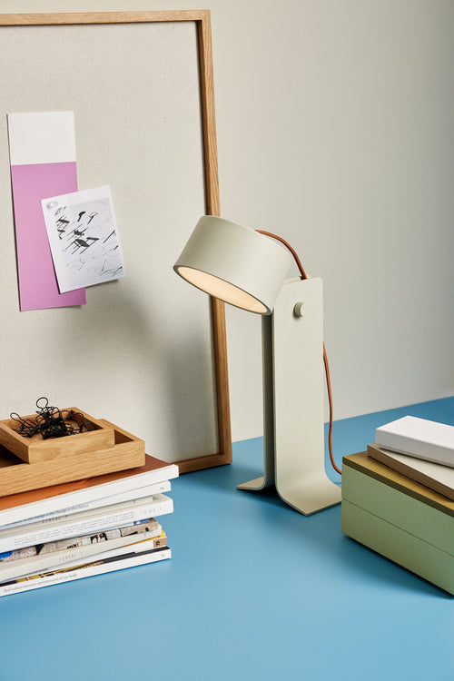 Hübsch tafellamp Crea - aluminium/ijzer - 16x26xh32cm, led