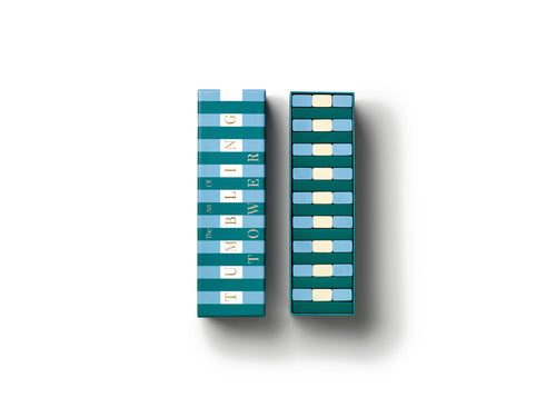 Printworks Spel Play - Tumbling Towers - Groen/Blauw