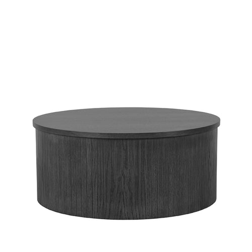 LABEL51 Salontafel Oliva - Zwart Eikenhout - 70x70x40cm