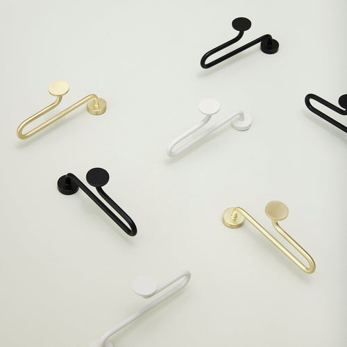 Hübsch haak Swing - ijzer - 7x2,5xh13cm - vtwonen shop