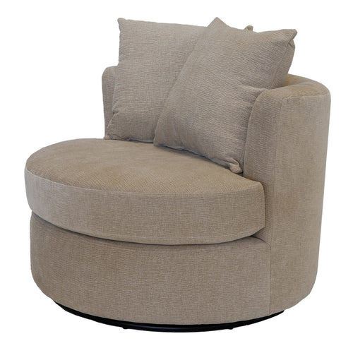 Giga Meubel Fauteuil Thony Luxe Draaibaar - Taupe - Zithoogte 46cm - vtwonen shop
