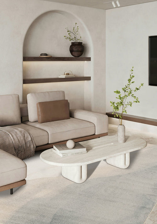 AFK Living vloerkleed Aquarelle - gerecyclede vezels - grijs - 160 x 230 cm - vtwonen shop