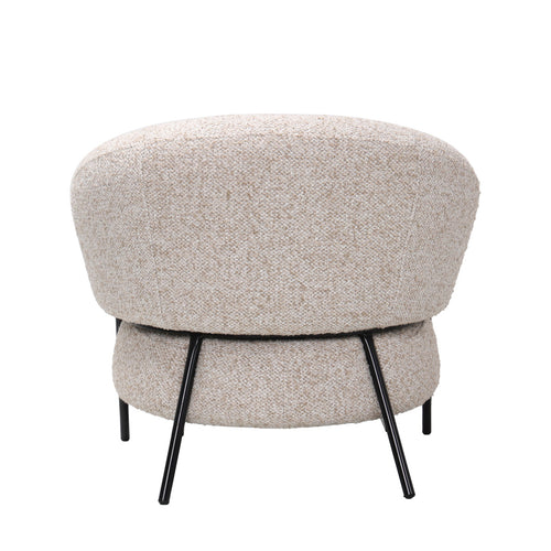 DÉJA Living Fauteuil Kumla - Beige Stof - 85x85x70cm - vtwonen shop