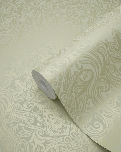 Origin Wallcoverings behang ornamenten groen - 53 cm x 10,05 m - 346531 - vtwonen shop