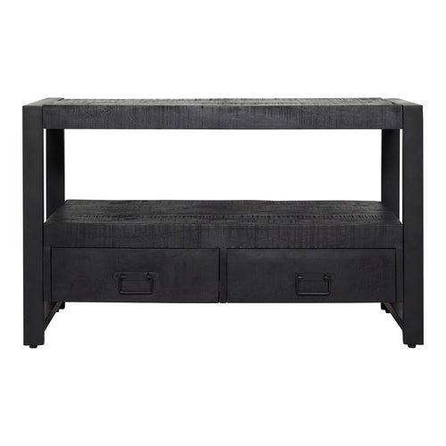 StarFurn Tv-meubel Boaz - Rechthoek Zwart Hout - 100x45x60cm - vtwonen shop