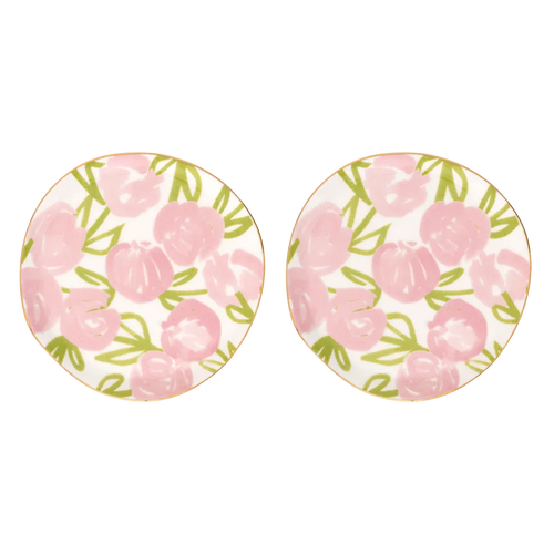 Urban Nature Culture Good Morning bord Palesa - Set van 2 - Flamingo pink - 12x1cm