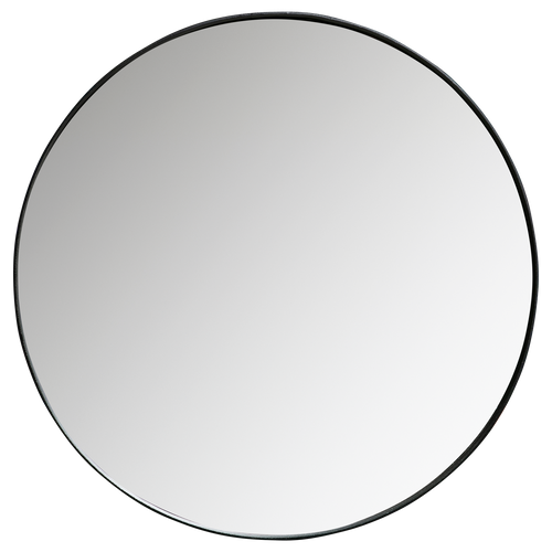 WOOOD spiegel Doutzen - Metaal - Zwart - 80x80x5