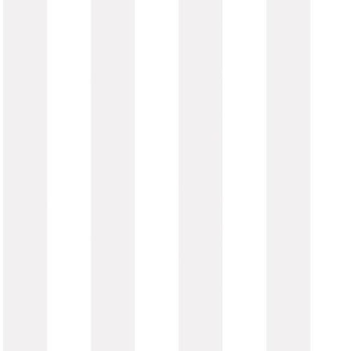 Borastapeter behang strepen lichtgrijs en wit - 53 cm x 11.2 m - 660113