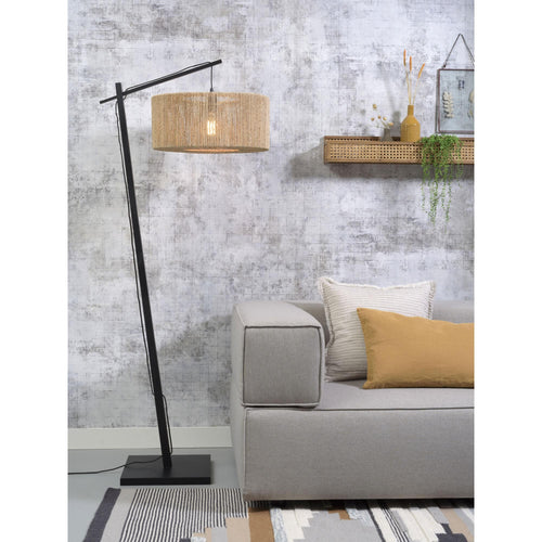 GOOD&MOJO vloerlamp Iguazu - zwart - Ø50cm - vtwonen shop