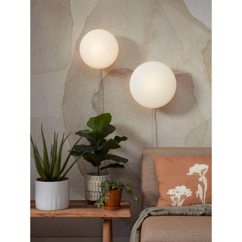 it's about RoMi wandlamp SAPPORO - wit - Ø28cm - vtwonen shop