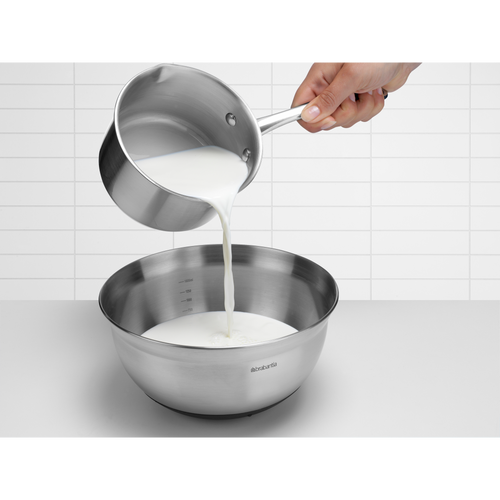 Brabantia Profile Mengkom met antislip bodem, 1,6 liter - Matt Steel
