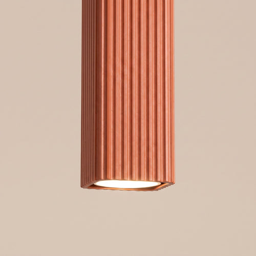 Sollux Lighting Hanglamp RAYO 3P rode oker - 20x20x108cm