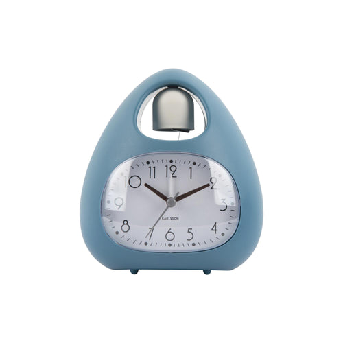 Karlsson wekker Blob Bell - blauw - 12x8x13.7cm