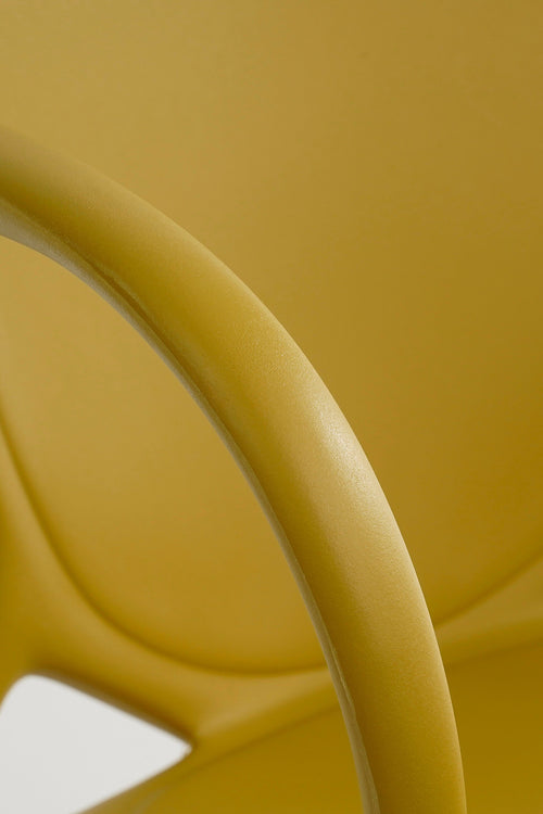 Mica Decorations Nebraska Tuinstoel - L56 x B57 x H80 cm - Polypropyleen - Oker - vtwonen shop