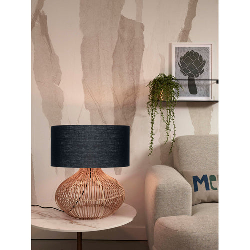 GOOD&MOJO tafellamp Kalahari - zwart - Ø47cm - vtwonen shop