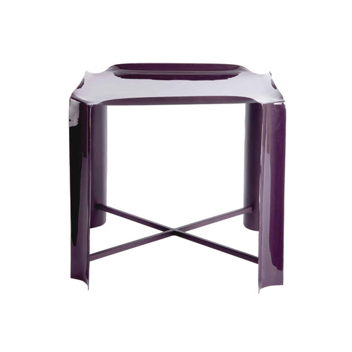 Leitmotiv bijzettafel Cadiz - paars - 41x41x41cm