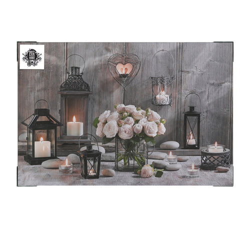 Art for the Home Canvas LED - Knusse Kaarsen - 60x90cm - vtwonen shop