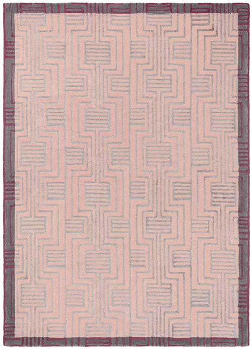 Laagpolig vloerkleed Ted Baker Kinmo Pink 56802 140x200 cm - vtwonen shop