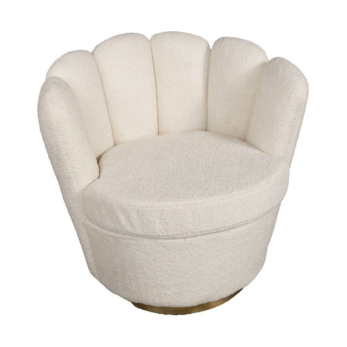 Giga Meubel Fauteuil Quinty - Bouclé - Beige