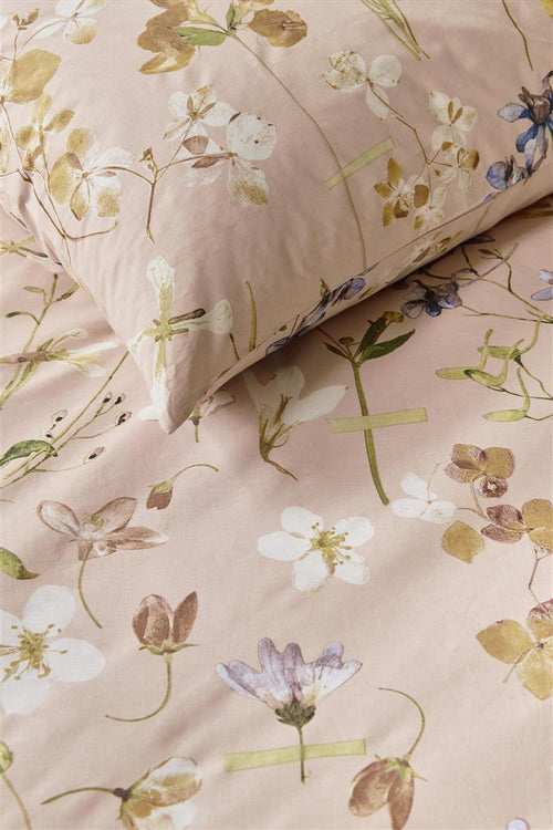 Ariadne at Home dekbedovertrek Flowerlove - 200x200/220 cm - nude
