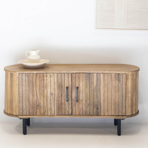 Giga Meubel Tv-Meubel Merel - Mangohout/Metaal - Bruin - 120cm - vtwonen shop