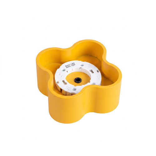 Sollux Lighting Plafondlamp OVIO 1 geel Gx53 - 12x12x6cm