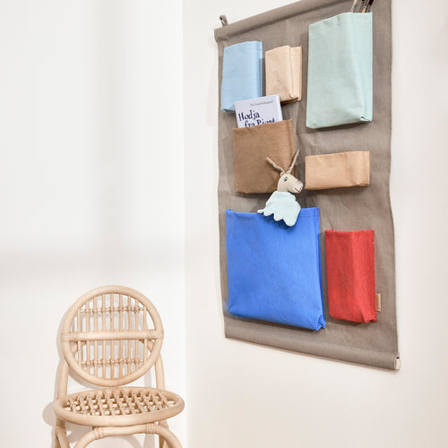 OYOY Opbergmand 80 x 60 x 2 cm – Blauw