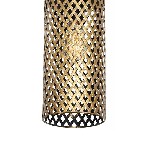 Freelight hanglamp Cestino - 4 lichts - 120  x 150   cm - zwart - goud - vtwonen shop