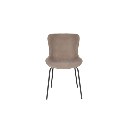 Housecraft Living Junzo Rib Eetkamerstoelen Grijs - Set van 2 - vtwonen shop