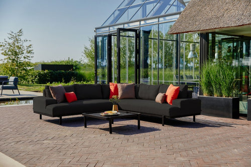 Hartman Loungetafel Harry - Zwart Aluminium - 84x80x29cm