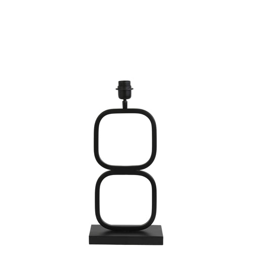 Light & Living tafellamp Lutika/Livigno - zwart, wit - 30x30x67cm