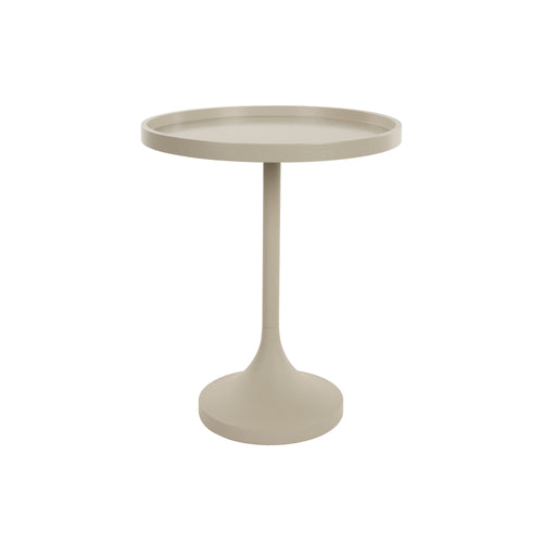 Zuiver Jason Bijzettafel Rond 46 cm Beige