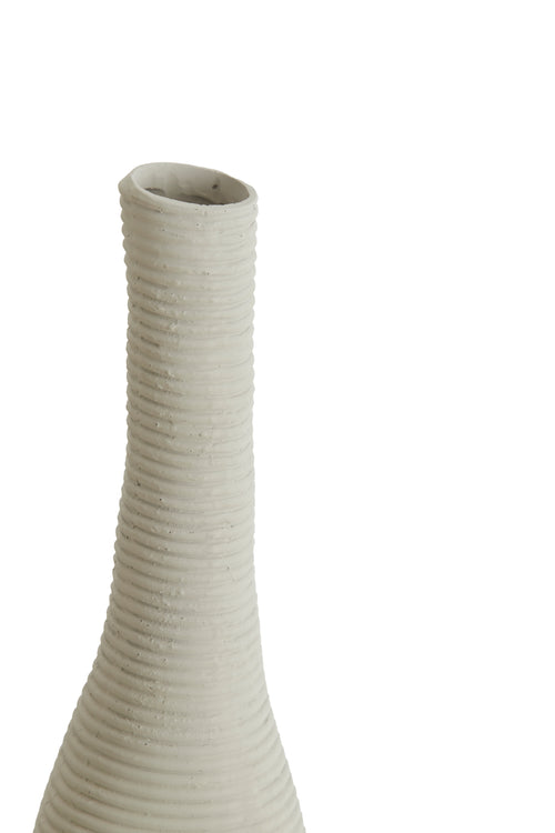 Light & Living vaas HAYE - Ø14.5x69.5cm - wit - vtwonen shop