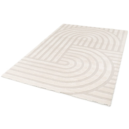 AFK Living vloerkleed  Baltus - reliëfeffect - beige - 160 x 230 cm