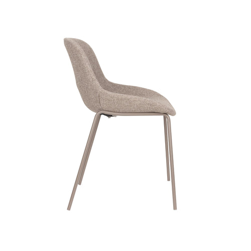 Housecraft Living Pleun Eetkamerstoelen Taupe - Set van 2